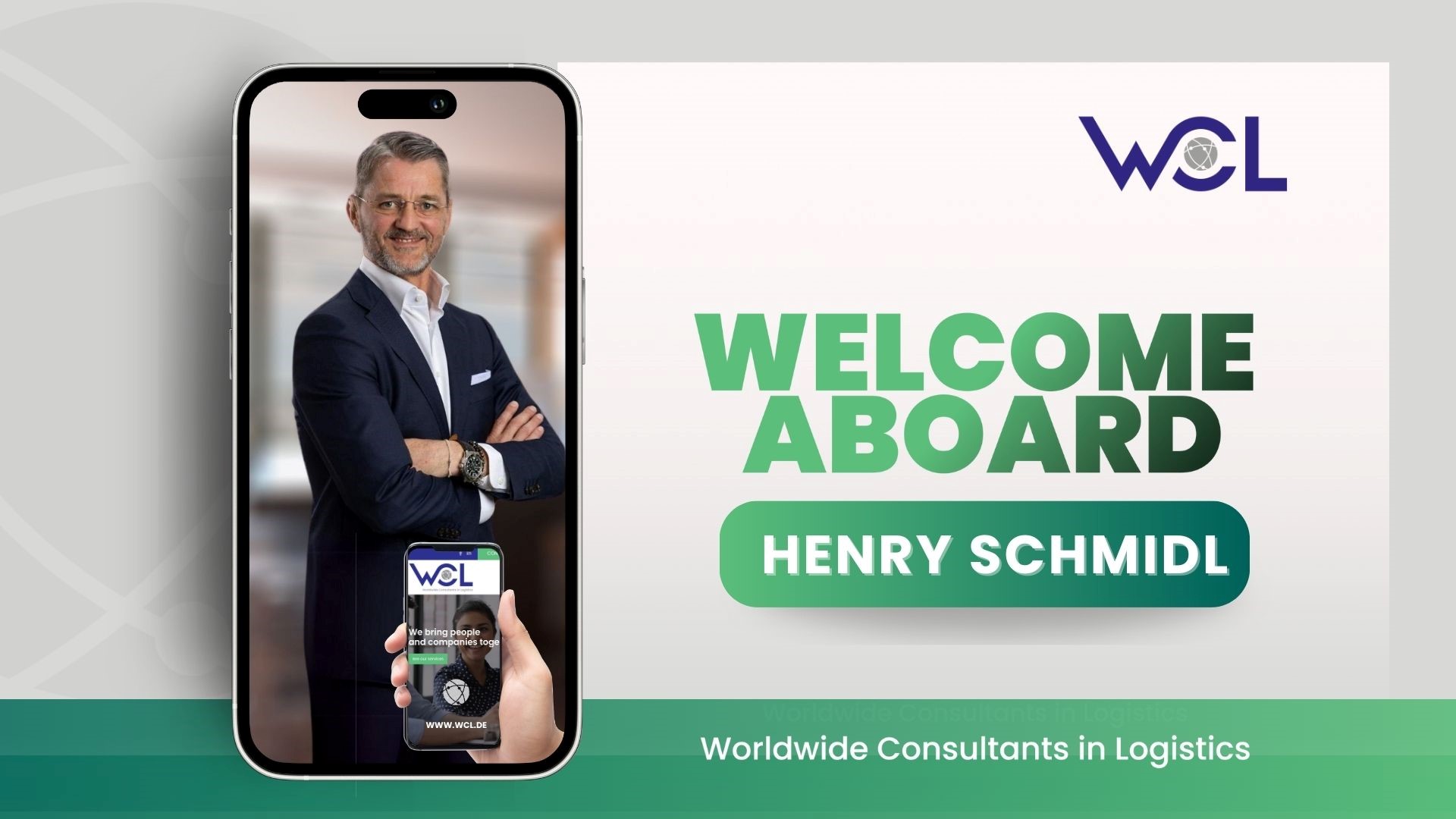 Willkommen Henry Schmidl als neuer Partner bei WCL