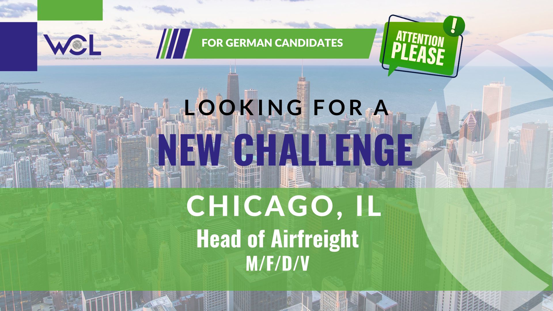 Head of Airfreight m/f/d/v Chicago, Illinois USA