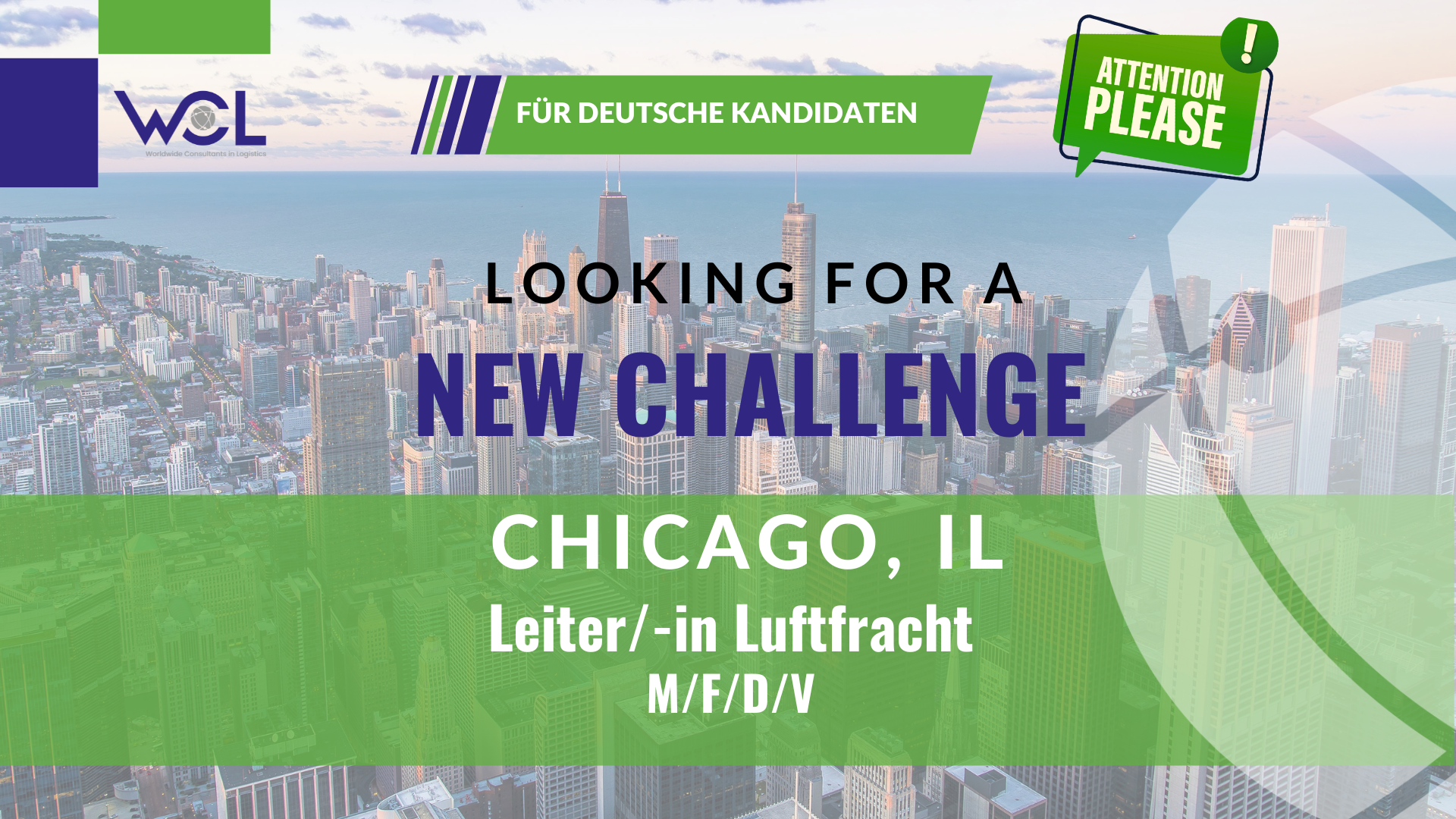 Leiter Luftfracht (m/w/d/v) Chicago Illinois USA