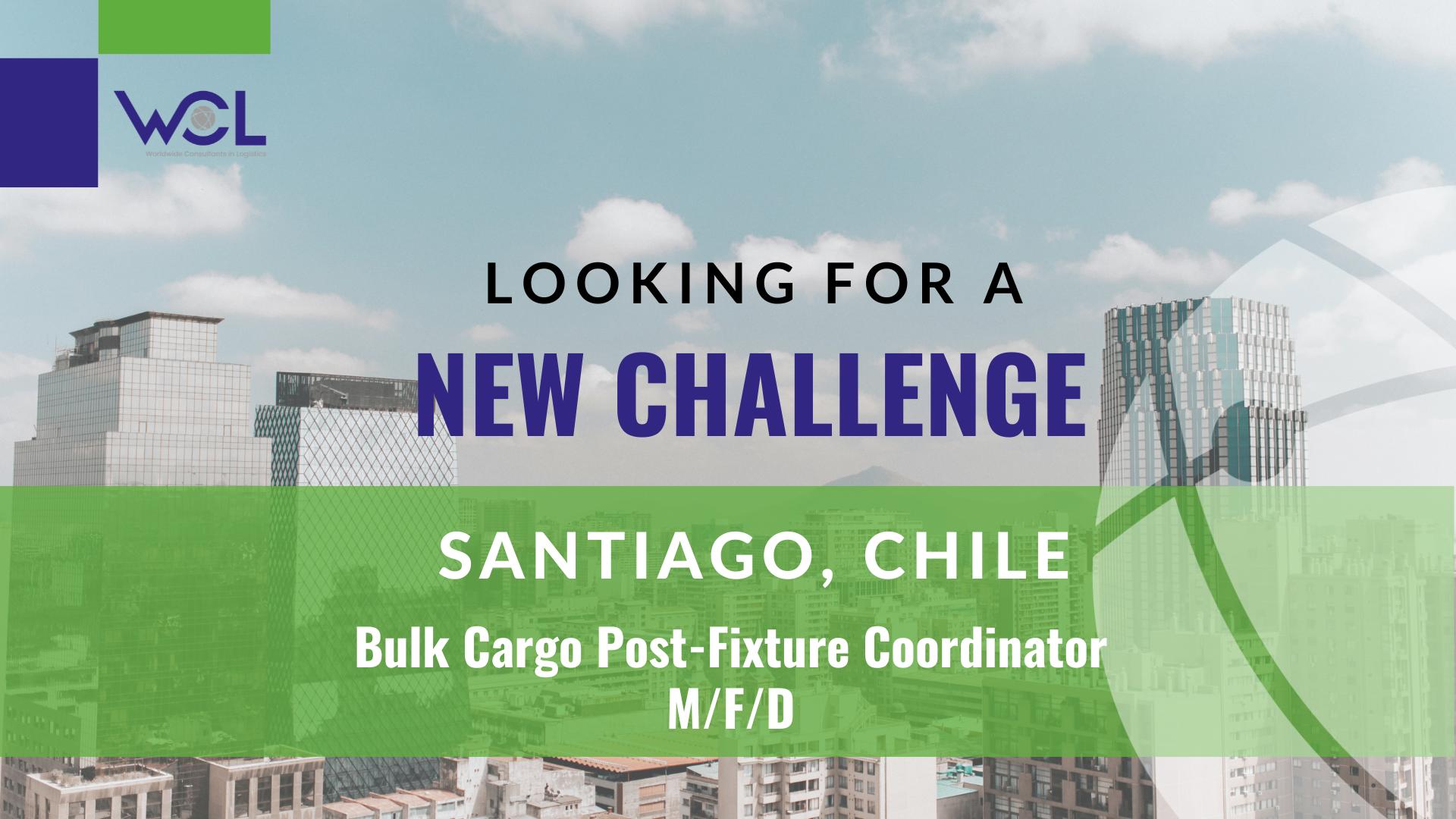 Bulk Cargo Post-Fixture Coordinator Santiago, Chile