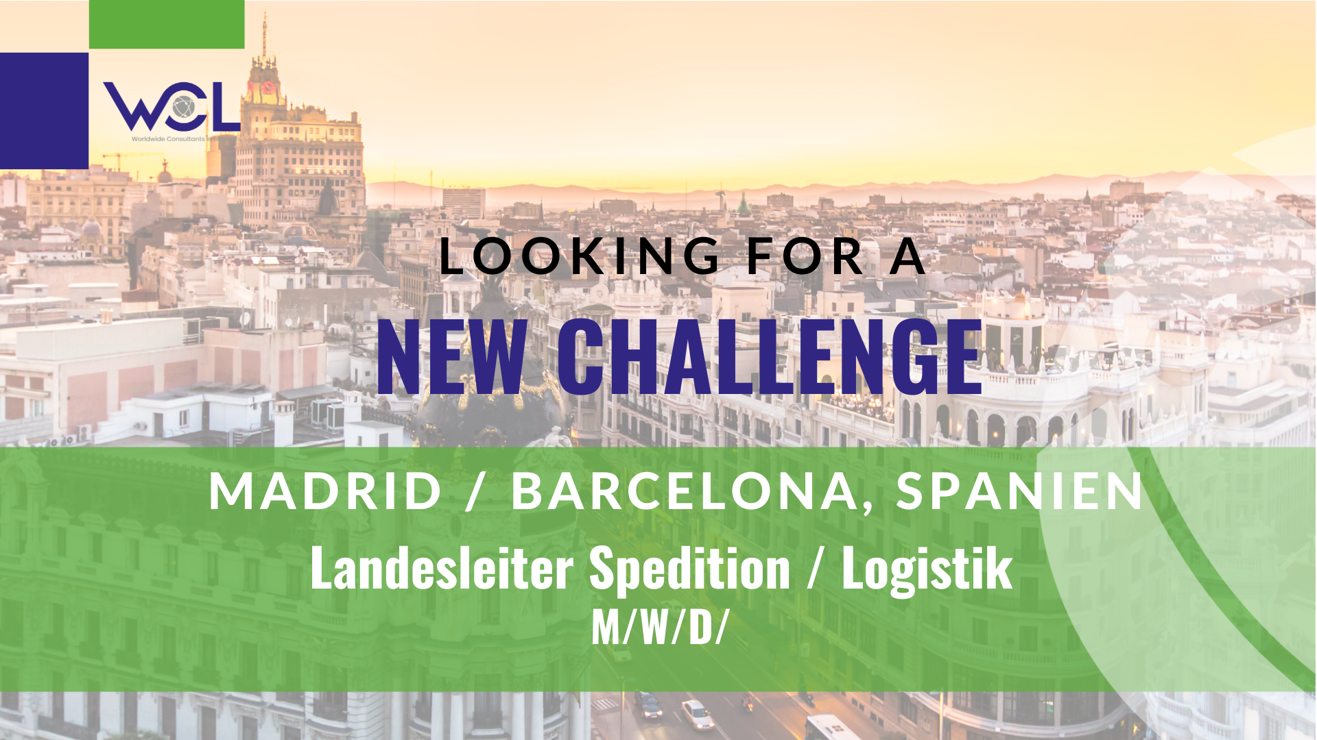 Landesleiter Spedition / Logistik Madrid, Barcelona, Spanien