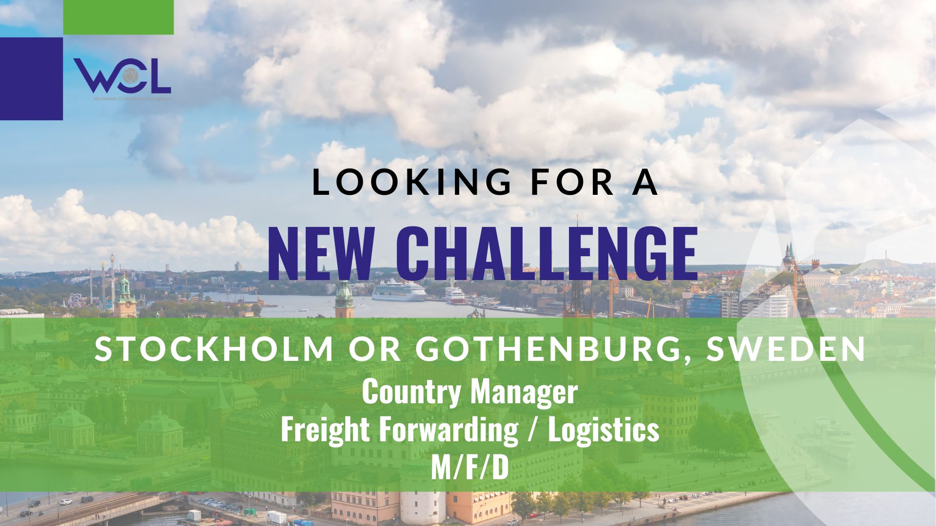 Country Manager Freight Forwarding  and Logistics Stockholm or Gothenburg, Sweden